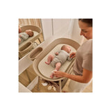 Masuta de infasat, Lionelo, Rosie, Cu saltea de infasat inclusa si roti, Spatiu pentru depozitare, Reglabila pe inaltime, Sustine 11 kg, 65x78x100 cm, 0 luni+, Bej