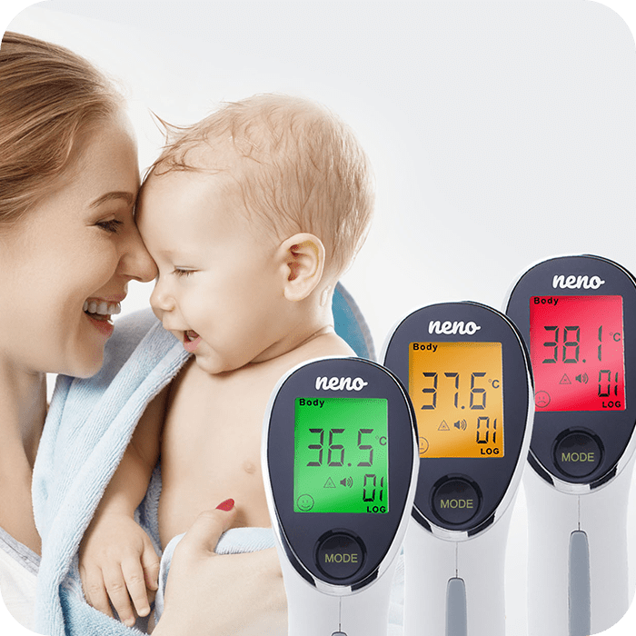 Neno – Termometru infrarosu multifunctional, dispozitiv medical T05 - gogobaby.ro