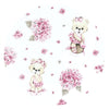 Aparatoare pentru patut, MimiNu, Tip rulou, Pentru patut, Lungime 180 cm, Din bumbac certificat Oeko Tex Standard 100, Design, Pink Ballerina