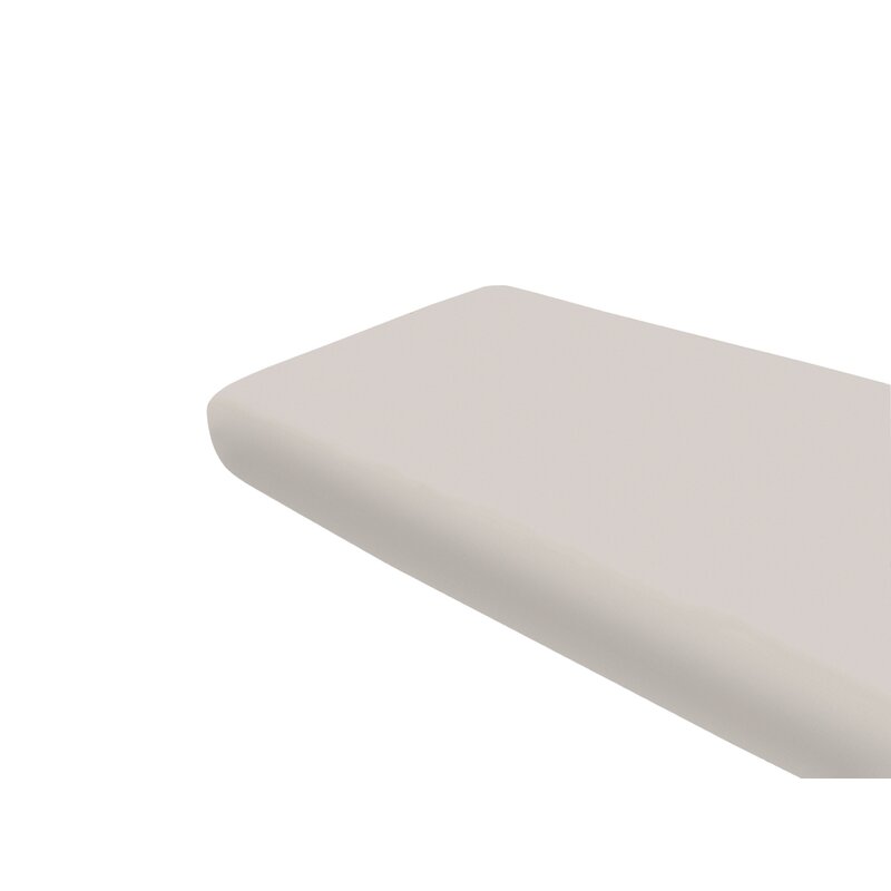Cearceaf cu elastic, MimiNu, Pentru pat 160x80 cm, Din bumbac certificat Oeko Tex Standard 100, Colectia Royal, Beige - gogobaby.ro