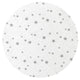 Cearceaf cu elastic, MimiNu, Pentru pat 160x80 cm, Din bumbac certificat Oeko Tex Standard 100, Mini Gray Stars