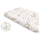 Cearceaf cu elastic, MimiNu, Pentru pat 160x80 cm, Din bumbac certificat Oeko Tex Standard 100, Sweet Deer Pink