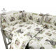 Cearceaf cu elastic, MimiNu, Pentru patut 120X60 cm, Din bumbac certificat Oeko Tex Standard 100, Design, Calm Forest Natural