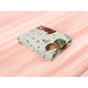 Cearceaf cu elastic, MimiNu, Pentru patut 140X70 cm, Din bumbac certificat Oeko Tex Standard 100, Teddy Bear On Moon