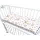 Cearceaf cu elastic, MimiNu, Pentru patut co-sleeper, Luna, Dimensiune 84.5 x 50.5 cm, Din bumbac certificat Oeko Tex Standard 100, Sweet Deer Pink