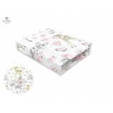 Cearceaf cu elastic, MimiNu, Pentru patut co-sleeper, Theo, Dimensiune 85 x 46 cm, Din bumbac certificat Oeko Tex Standard 100, Sweet Deer Pink
