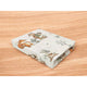 Cearceaf cu elastic, MimiNu, Pentru patut co-sleeper, Timon, Din bumbac certificat Oeko Tex Standard 100, Dimensiune 87 x 51 cm, Design, Time for fun