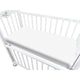 Cearceaf cu elastic, MimiNu, Pentru patut co-sleeper, Vera, Dimensiune 89 x 51 cm, Din bumbac jersey, Material certificat Oeko Tex Standard 100, White