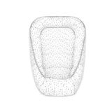 Cosulet bebelus, MimiNu, Pentru dormit, Baby Cocoon 75x55 cm, Husa 100% bumbac, Din bumbac certificat Oeko Tex Standard 100, Mini Gray Stars