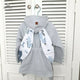 Halat de baie, MimiNu, Cu urechi, 2 - 5 ani, Moale, Cu buzunare, Cu cordon, Din bumbac si thermo fleece, Materiale certificate Oeko Tex Standard 100, Dino Granat