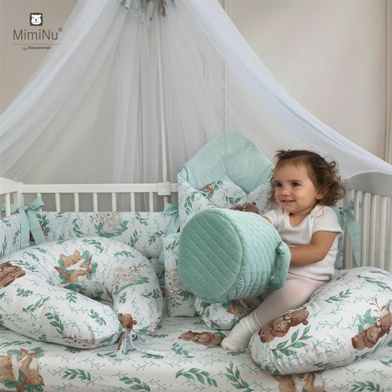 Halat de baie, MimiNu, Cu urechi, 6 - 24luni, Moale, Cu buzunare, Cu cordon, Din bumbac si thermo fleece, Materiale certificate Oeko Tex Standard 100, Lulu Natural