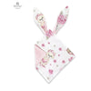 Jucarie textila senzoriala, MimiNu, Moale, Cu doua fete, 30 x 30 cm, Din catifea si bumbac, Materiale certificate Oeko Tex Standard 100, Design, Pink Ballerina