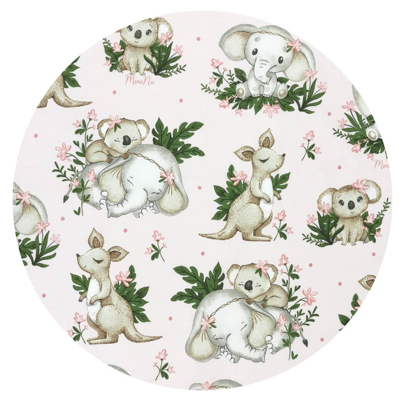 Paturica moale, MimiNu, Cu doua fete, Dimensiune 75x100 cm, Din bumbac certificat Oeko Tex Standard 100, Design, Baby Animals
