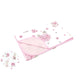 Paturica moale, MimiNu, Cu doua fete, Dimensiune 75x100 cm, Din bumbac certificat Oeko Tex Standard 100, Design, Pink Ballerina