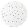 Perna bebelus, MimiNu, Profilata, Cu doua fete, Cu functie anti-soc, Pufoasa, Din catifea si bumbac, Materiale certificate Oeko Tex Standard 100, 23x26 cm, Velvet Mini Gray Stars