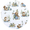 Perna bebelusi, MimiNu, Ursulet, Multifunctionala, Cu doua fete, Tesatura pufoasa minky si bumbac, Materiale certificate Oeko Tex Standard 100, Design, Minky Let\'s Go Blue