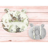 Perna bebelusi, MimiNu, Ursulet, Multifunctionala, Cu doua fete, Tesatura pufoasa minky si bumbac, Materiale certificate Oeko Tex Standard 100, Design, Minky Calm Forest Natural - gogobaby.ro