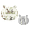 Perna bebelusi, MimiNu, Ursulet, Multifunctionala, Cu doua fete, Tesatura pufoasa minky si bumbac, Materiale certificate Oeko Tex Standard 100, Design, Minky Calm Forest Natural - gogobaby.ro