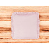 Perna clasica de dormit, MimiNu, Cu husa detasabila cu fermoar, Din bumbac certificat Oeko Tex Standard 100, 40x40 cm, Colectia Royal, Powder Pink