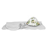 Prosop cu gluga, MimiNu, Mare, Dimensiune 100x100 cm, Din bumbac si thermo fleece, Materiale certificate Oeko Tex Standard 100, Design, Detective Natural