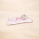 Prosop cu gluga, MimiNu, Mare, Dimensiune 100x100 cm, Din bumbac si thermo fleece, Materiale certificate Oeko Tex Standard 100, Design, Little Ballerina Pink