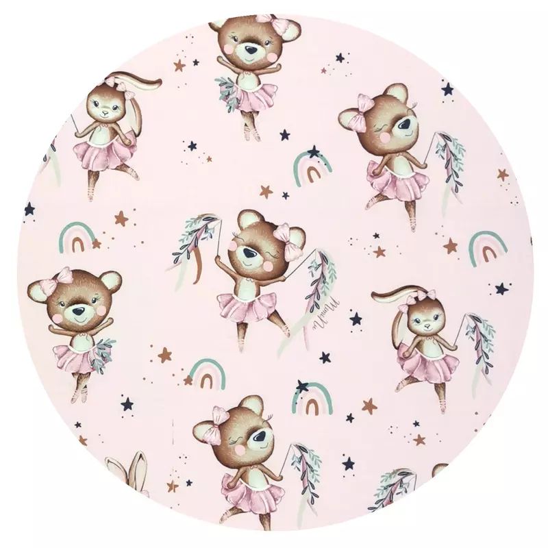 Protectie textila, MimiNu, Pentru carucior, scaun auto si scaun de bicicleta, Cu perna Butterfly, Materiale certificate Oeko Tex Standard 100, Minky Little Ballerina Pink