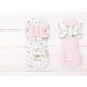Protectie textila, MimiNu, Pentru carucior, scaun auto si scaun de bicicleta, Cu perna Butterfly, Materiale certificate Oeko Tex Standard 100, Minky Sweet Deer Pink