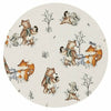 Lenjerie patut cu 5 piese, MimiNu, Pentru patut 120x60 cm, Cu pilota si perna, Din bumbac certificat Oeko Tex Standard 100, Design, Time for fun