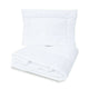 Lenjerie patut cu 5 piese, MimiNu, Pentru patut 120x60 cm, Cu volanase, Cu pilota si perna, Din bumbac certificat Oeko Tex Standard 100, Colectia Royal, Grey