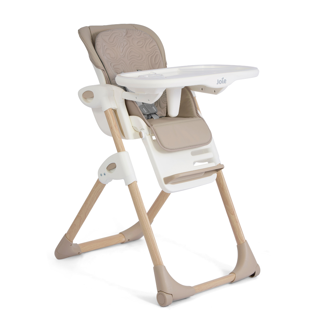 Joie - Scaun de masa Mimzy Recline Strata Dune Wood, nastere - 15 kg - gogobaby.ro