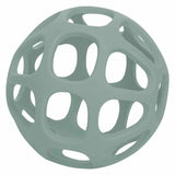 Minge, Free2Play, Pentru dentitie, Moale, Din silicon alimentar, Fara BPA, Dezvolta abilitatile motorii si coordonarea ochi-mana, Usor de curatat, Diametru 11 cm, 0 luni+, Green