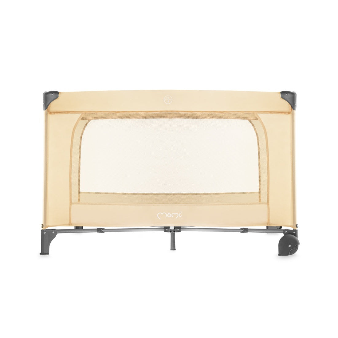 Patut pliabil cu doua nivele si masuta de infasat, 60x120 cm, Momi, Belove Plus -Beige
