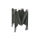 Patut pliabil cu doua nivele si masuta de infasat, 60x120 cm, Momi, Belove Plus - Green