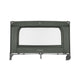 Patut pliabil cu doua nivele si masuta de infasat, 60x120 cm, Momi, Belove Plus - Green