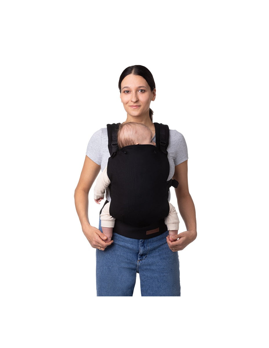 Marsupiu Collet, Momi, Black - gogobaby.ro