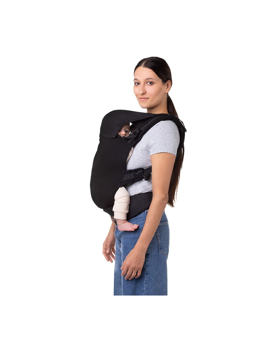 Marsupiu Collet, Momi, Black - gogobaby.ro