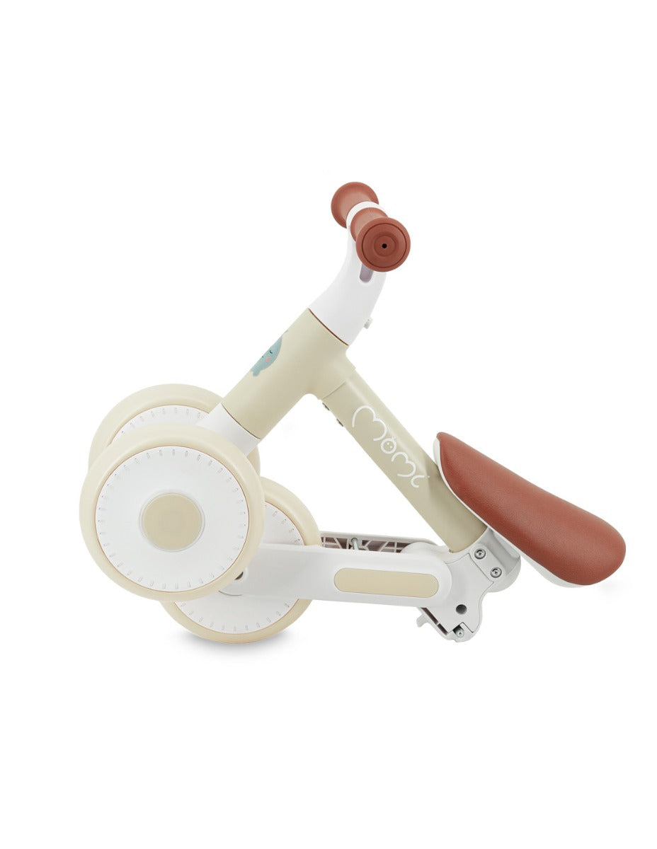 Bicicleta pliabila fara pedale Momi Dex - Beige - gogobaby.ro