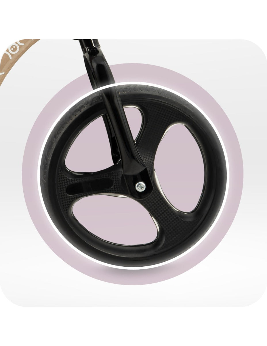Bicicleta fara pedale cu roti led , Momi Isoka - Beige