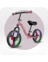 Bicicleta fara pedale cu roti led , Momi Isoka - Pink