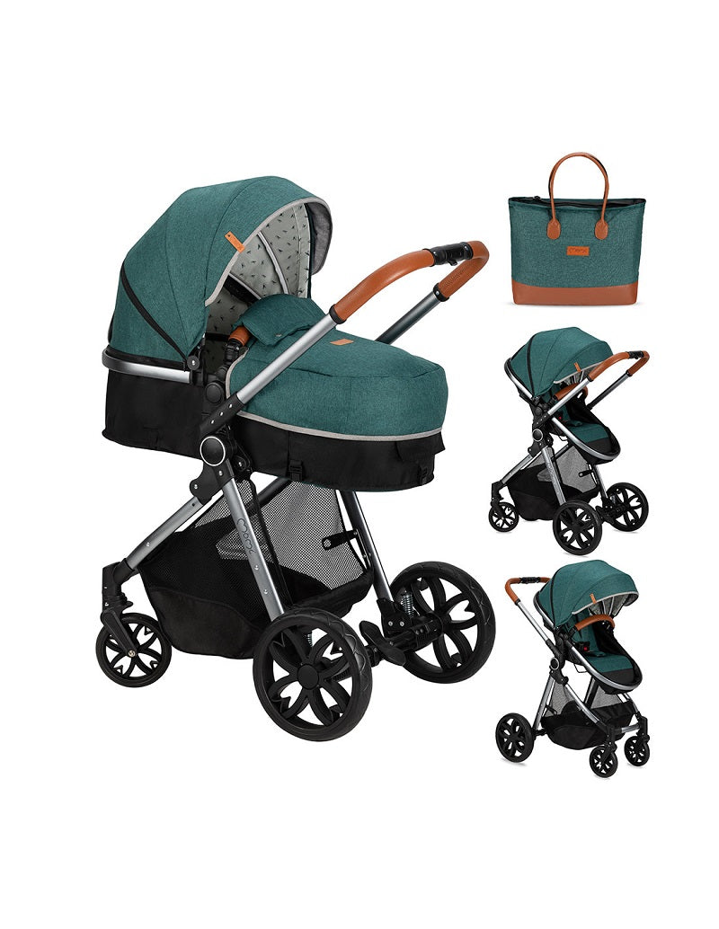 Carucior transformabil 2in1 Momi Limuru - Green - gogobaby.ro