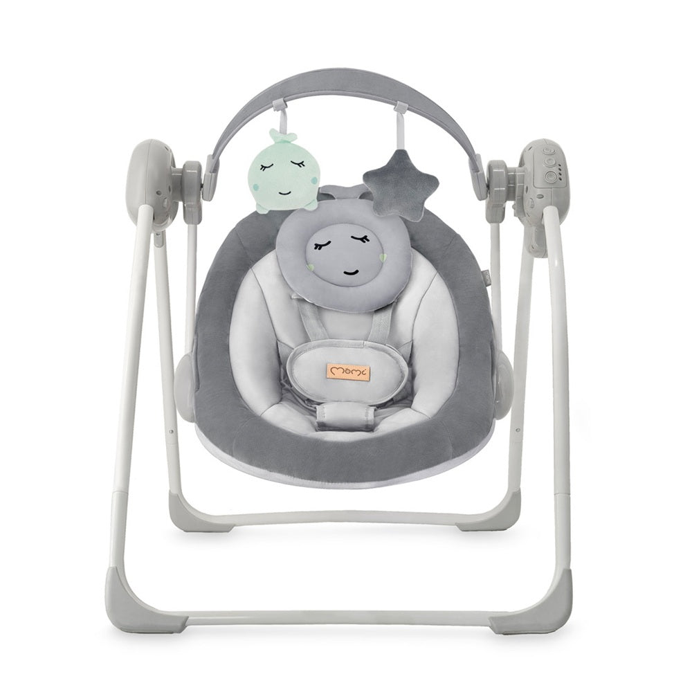Leagan Electric pentru Bebeluşi MoMi Liss - Grey - gogobaby.ro