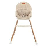 Scaun de masa copii Momi Reki, Piele ecologica, Beige