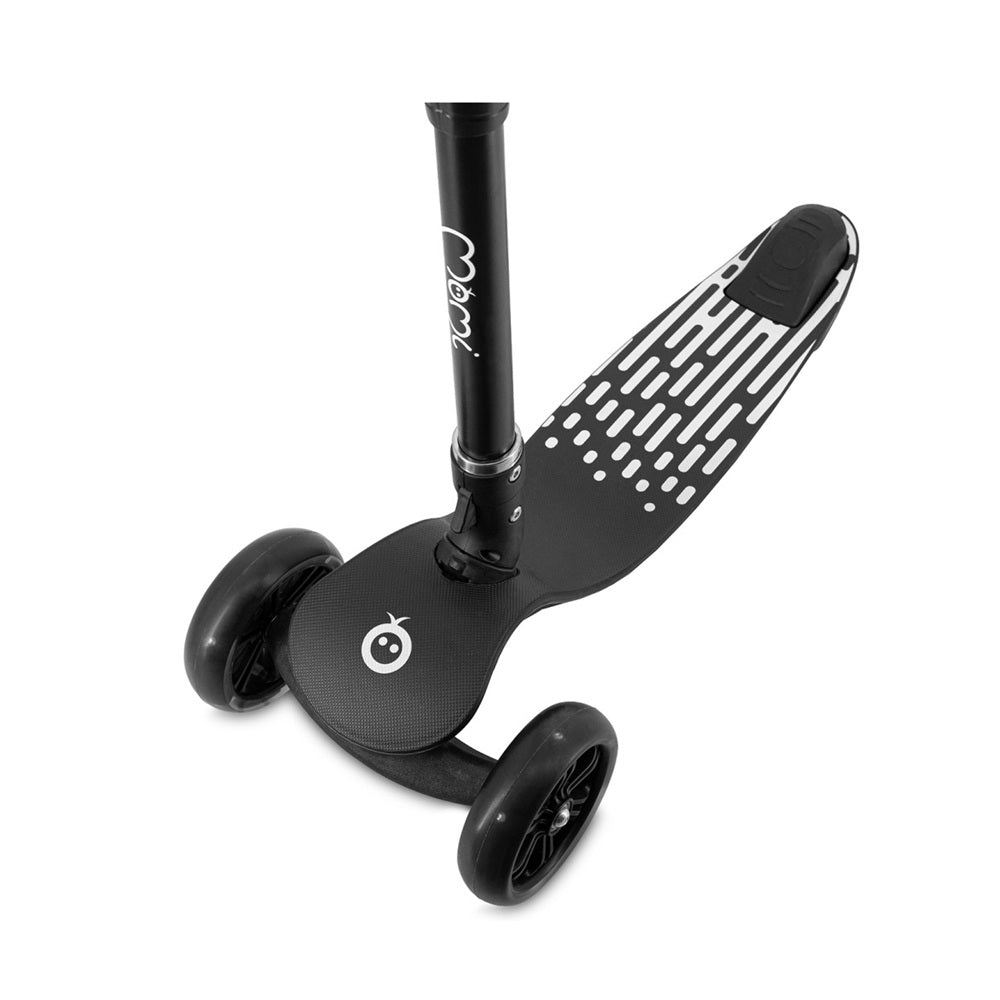 Trotineta pliabila cu roti LED pentru copii, 3 Ani+, MoMi San - Negru