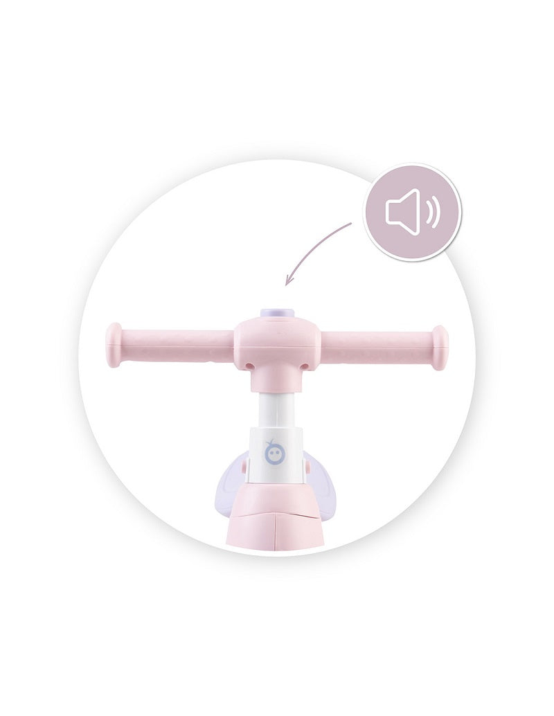 Bicicleta cu lumini, sunet si difuzor de balonase, Momi Tobis - Pink - gogobaby.ro