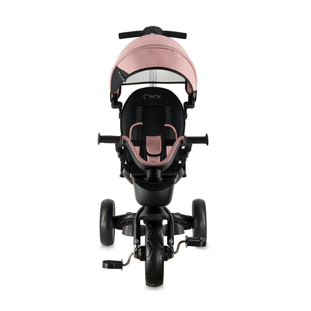 Tricicleta Multifunctionala 3 in 1 cu scaun reversibil, Momi ivi - Pink - gogobaby.ro