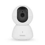 Monitor video pentru bebelusi, Lionelo, Babyline 8.4, Ecran tactil 5 inch, Camera Full HD 1080, WiFi Dual-Band, Vedere nocturna IR, Detectare plans, miscare, sunet, Comunicare bidirectionala, 8 cantece de leagan, Baterie 3000 mAh, USB-C, Alb