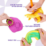 Air Clay pentru modelaj, 200g, Okto - Rosu