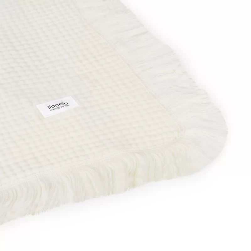 Muselina, Lionelo, Din bumbac, Lavabila la masina de spalat, Dimensiune mare 70x100 cm, Bej