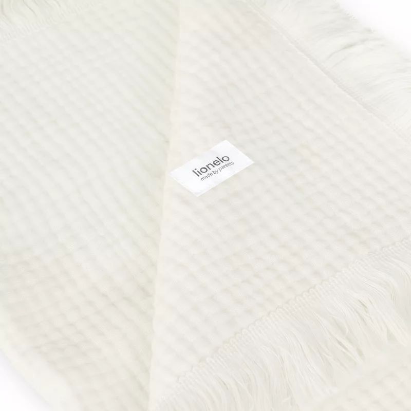 Muselina, Lionelo, Din bumbac, Lavabila la masina de spalat, Dimensiune mare 70x100 cm, Bej