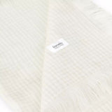 Muselina, Lionelo, Din bumbac, Lavabila la masina de spalat, Dimensiune mare 70x100 cm, Bej